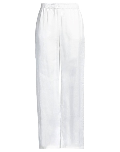 EMPORIO ARMANI パンツ ホワイト リネン 100%