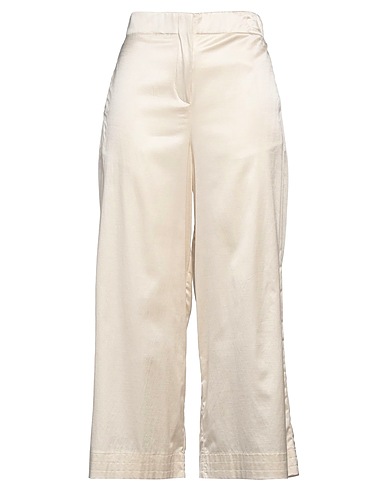 JIJIL Pantalón Hueso 58% Algodón, 35% Seda, 7% Elastán