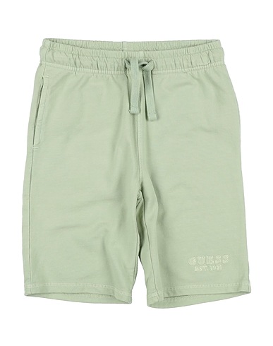 GUESS Shorts & Bermuda Sage green 100% Cotton