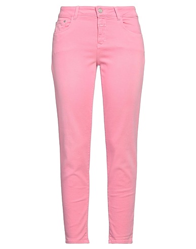 CLOSED Denim trousers Pink 92% Organic cotton, 6% Elastomultiester, 2% Elastane