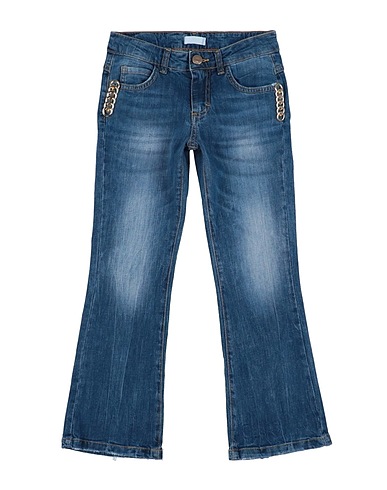 FUN & FUN Denim trousers Blue 98% Cotton, 2% Lycra®, Polyester