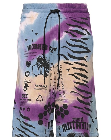 MAUNA KEA Shorts & Bermuda Purple 100% Cotton