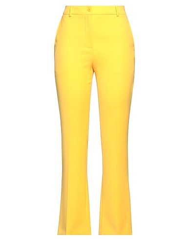 BOUTIQUE MOSCHINO Casual pants Yellow 100% Polyester