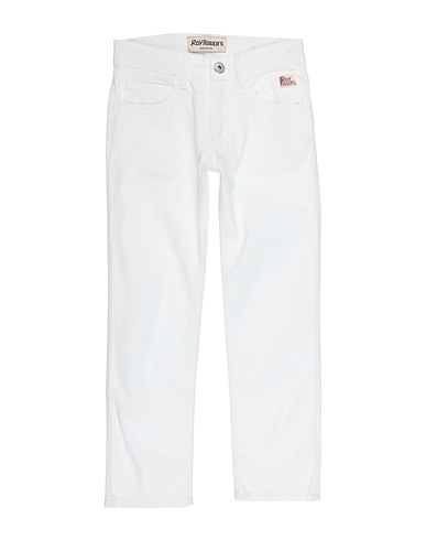 ROŸ ROGER'S Hosen Weiß 98% Baumwolle, 2% Elastan