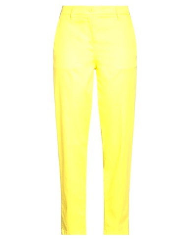 JACOB COHЁN Casual trouser Yellow 97% Cotton, 3% Elastane, Polyester