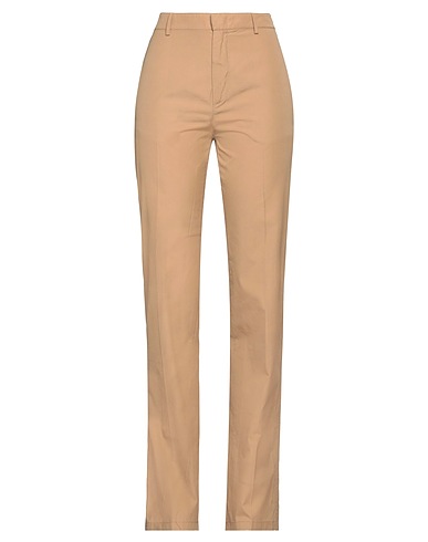 N°21 Casual pants Camel 100% Cotton