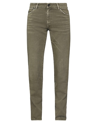 PT Torino Denim pants Military green 98% Cotton, 2% Elastane