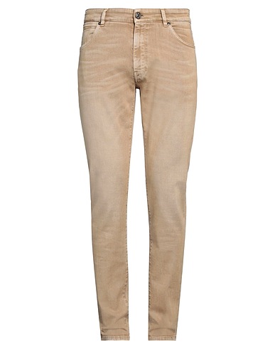 PT Torino Denim trousers Sand 98% Cotton, 2% Elastane