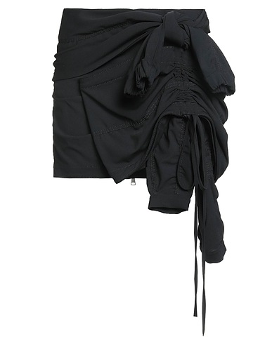 N°21 Mini skirt Black 53% Polyester, 43% Wool, 4% Elastane