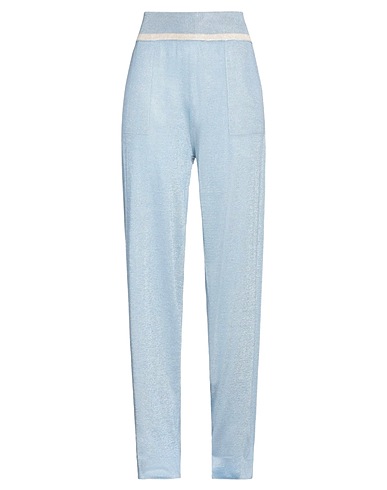 JACOB COHЁN Casual trouser Sky blue 51% Viscose, 47% Polyester, 1% Elastane, 1% Polyamide