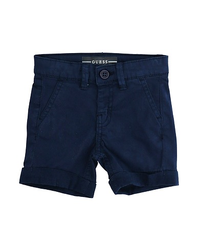 GUESS Shorts & Bermuda Midnight blue 97% Cotton, 3% Elastane