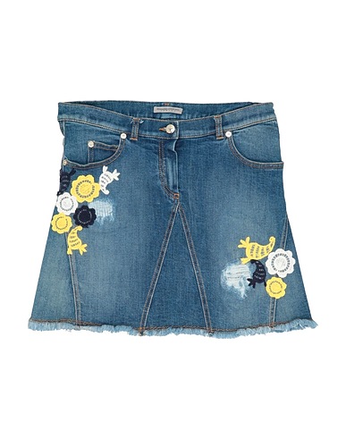 ERMANNO SCERVINO JUNIOR Denim skirt Blue 98% Cotton, 2% Elastane
