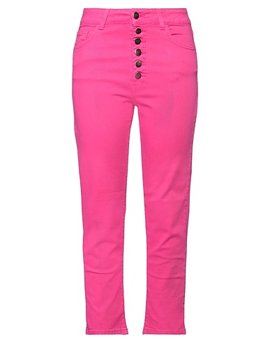 JIJIL Casual trouser Fuchsia 98% Cotton, 2% Elastane