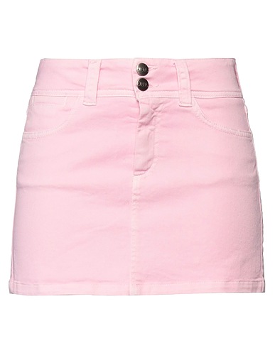 JIJIL Denim skirt Pink 98% Cotton, 2% Elastane