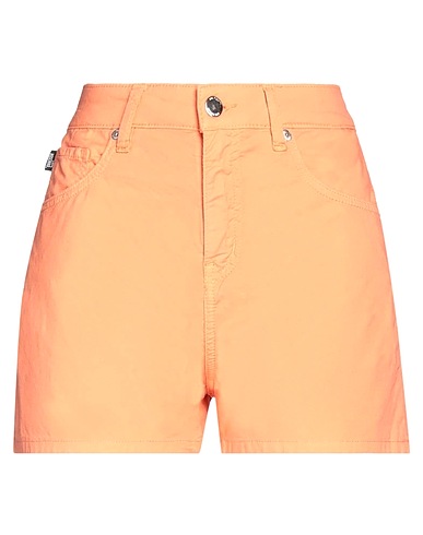 LOVE MOSCHINO Shorts & Bermuda Salmon pink 87% Cotton, 11% Linen, 2% Elastane