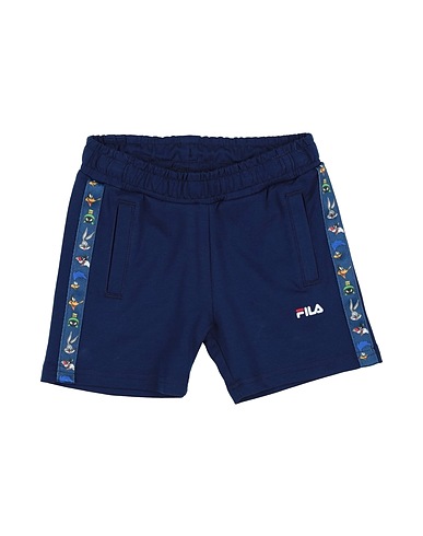 FILA Shorts & Bermuda Blu notte 90% Cotone, 5% Elastan, 5% Viscosa