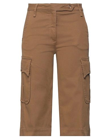 MANILA GRACE Cargo Brown 98% Cotton, 2% Elastane