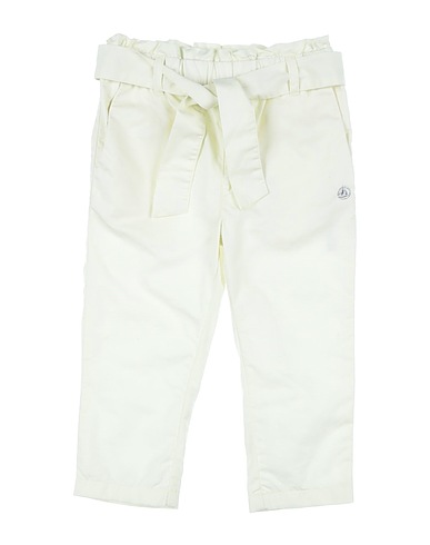 PETIT BATEAU Casual trouser Pastel yellow 100% Cotton