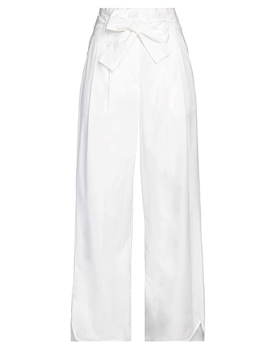 SEVENTY VENEZIA Casual trouser White 95% Cotton, 5% Elastane
