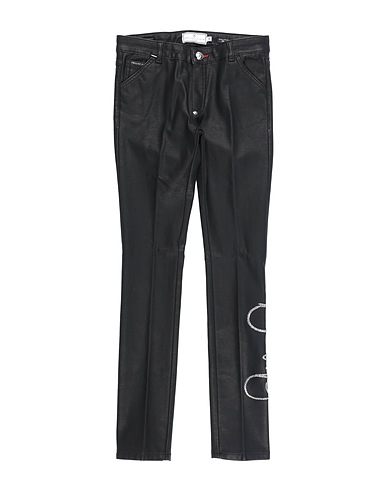 PHILIPP PLEIN Casual trouser Black 51% Polyurethane, 49% Cotton