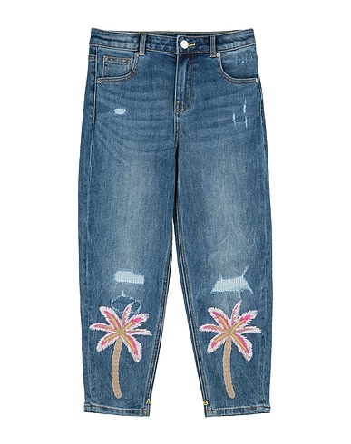 SCOTCH & SHRUNK Denim trousers Blue 77% Cotton, 22% Polyester, 1% Elastane