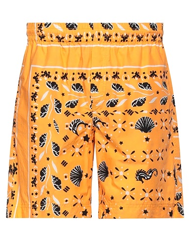 MSGM Shorts & Bermuda Orange 100% Cotton