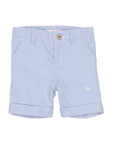 BYBLOS Shorts & Bermuda Sky blue 75% Cotton, 25% Polyester