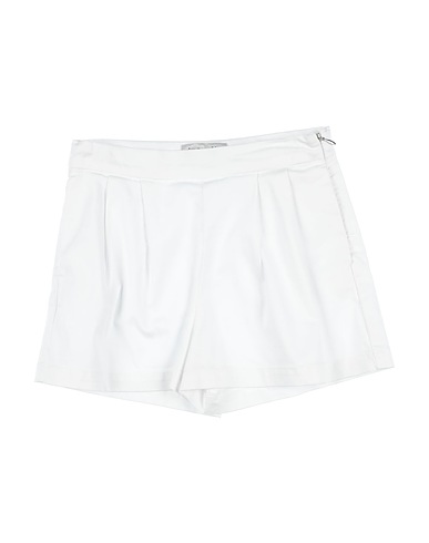 SIMONETTA Shorts & Bermuda White 97% Cotton, 3% Elastane