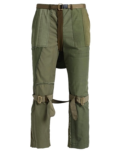 CHILDREN OF THE DISCORDANCE Pantalone Verde militare 100% Nylon, Cotone