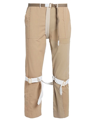 CHILDREN OF THE DISCORDANCE Casual trouser Beige 100% Nylon, Cotton