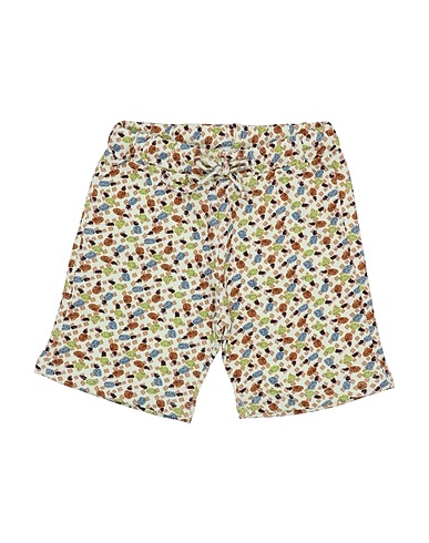 U+É Shorts & Bermuda Ivory 100% Cotton