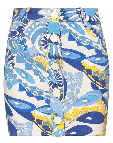 JIJIL Denim skirt Sky blue 97% Cotton, 3% Elastane