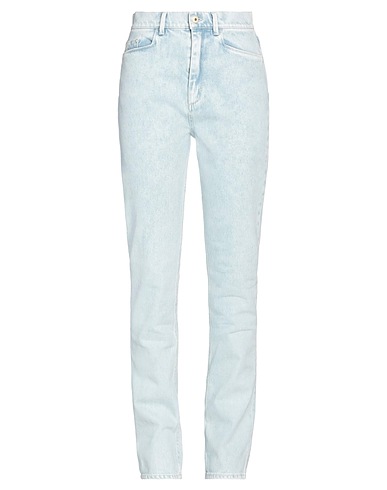 WANDLER Denim pants Blue 99% Cotton, 1% Elastane