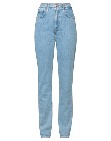 BIMBA Y LOLA Denim trousers Blue 97% Cotton, 3% Elastane