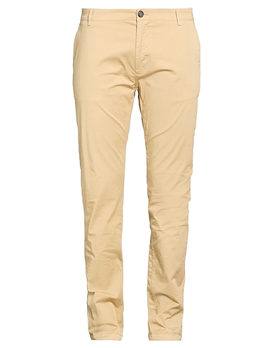 BRIAN DALES Chinos BEIGE 97% Cotton, 3% Elastane