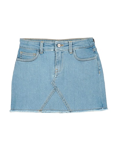 PALM ANGELS Denim skirt Blue 98% Cotton, 2% Elastane