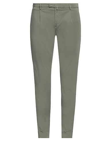 BRIGLIA 1949 Casual trouser Military green 97% Cotton, 3% Elastane