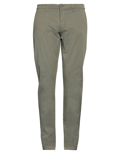 LIU •JO MAN Casual trouser Military green 98% Cotton, 2% Elastane