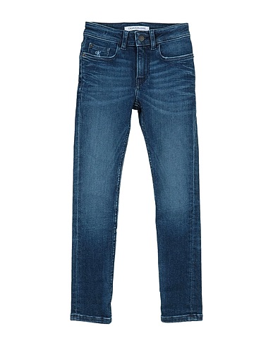 CALVIN KLEIN Denim trousers Blue 70% Lyocell, 28% Polyester, 2% Elastane