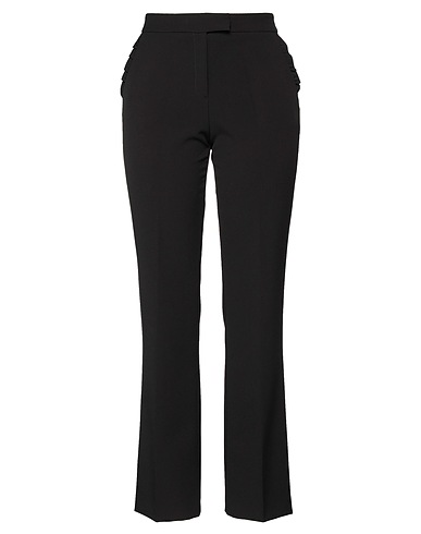 CLIPS MORE Casual trouser Black 88% Polyester, 12% Elastane