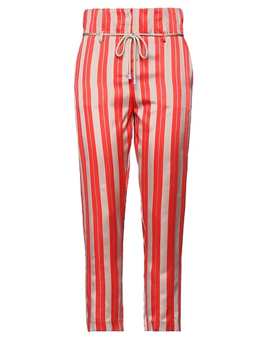 RAME Pantalone Arancione 83% Viscosa, 17% Lino, Acetato