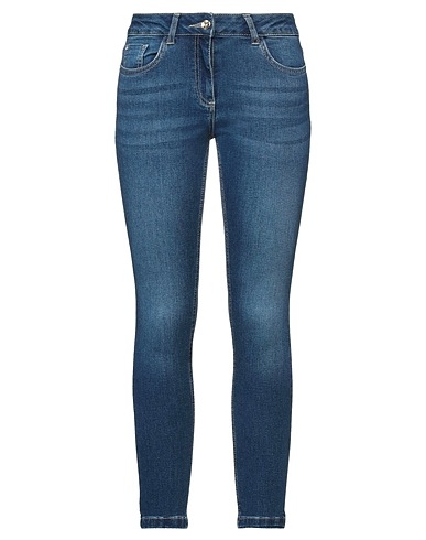 RELISH Denim trousers Blue 98% Cotton, 2% Elastane