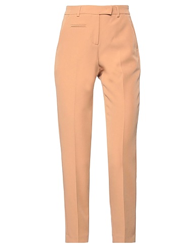 SEVENTY VENEZIA Casual trouser Camel 90% Polyester, 10% Elastane