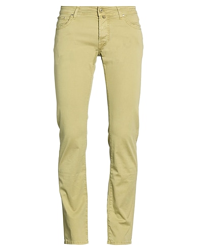 JACOB COHЁN パンツ セージグリーン コットン 55% / テンセル 42% / ポリウレタン 3% / ポリエステル