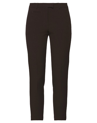 SEVENTY VENEZIA パンツ ダークブラウン ポリエステル 90% / ポリウレタン 10%