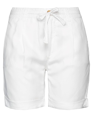 BLAUER. Shorts & Bermuda White 100% Lyocell