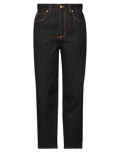 MCQUEEN Denim trousers Blue 100% Cotton