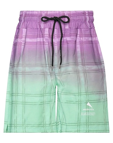 MAUNA KEA Shorts & Bermuda Purple 100% Cotton