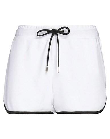 BIKKEMBERGS Shorts & Bermuda White 57% Polyester, 43% Cotton