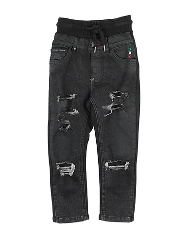 PHILIPP PLEIN Pantaloni jeans Nero 98% Cotone, 2% Elastan